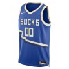 Dres Milwaukee Bucks Prilagođeni Nike 2024-25 City Edition Plava Swingman